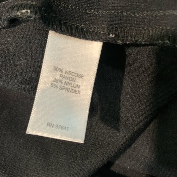 J.Jill Womens Ponte Dress Pants Boot Cut Pull On Black Size L - Picture 6 of 11